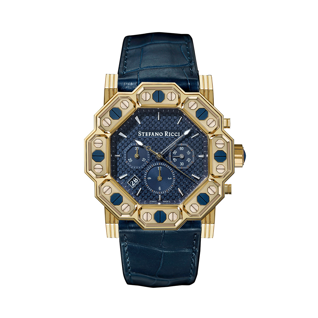 Chronograph YG Blue